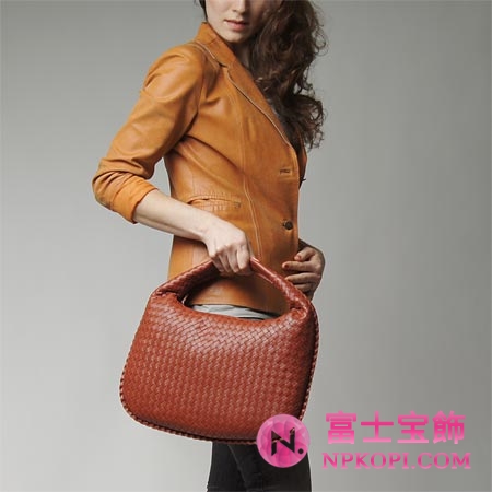 ボッテガ ヴェネタ/BOTTEGA VENETA/ レザーハンドバッグ /ブリックブラウン115653 v0016 6361 2011年